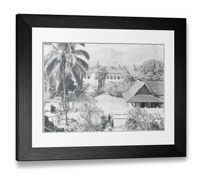 Framed Print : Laotian Royal Palace Framed Print : Laotian Royal Palace