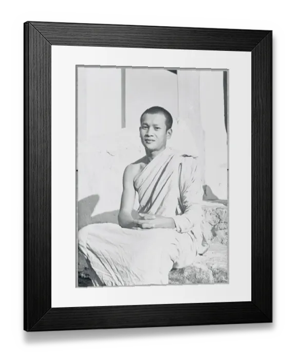 Framed Print : Young Laotian Monk Framed Print : Young Laotian Monk