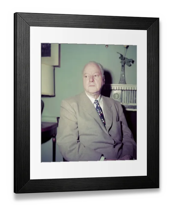 Framed Print : Portrait of H. L. Hunt Framed Print : Portrait of H. L. Hunt