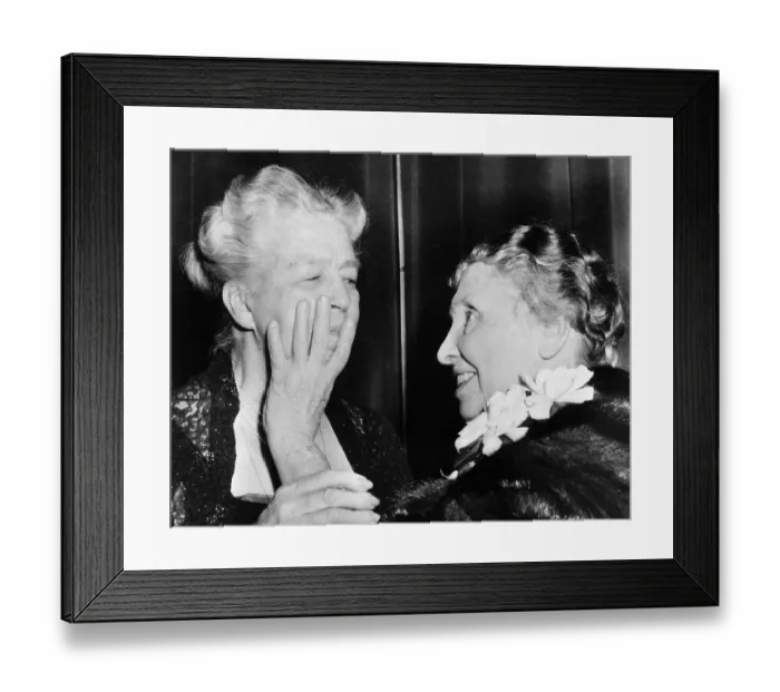 Framed Print : Helen Keller and Eleanor Roosevelt Framed Print : Helen Keller and Eleanor Roosevelt