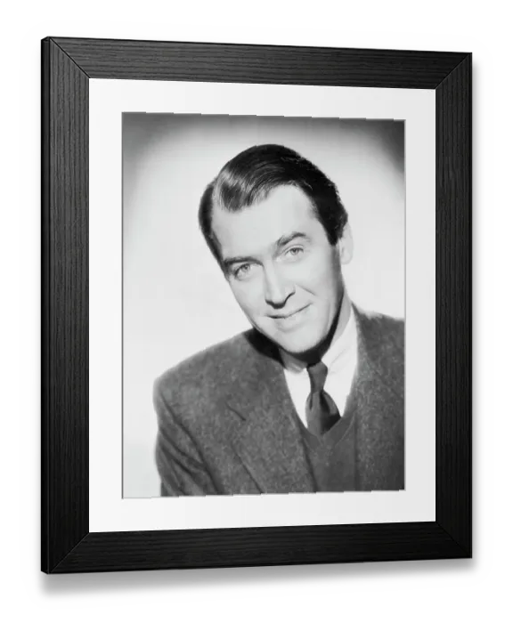 Framed Print : Portrait of James Stewart Framed Print : Portrait of James Stewart