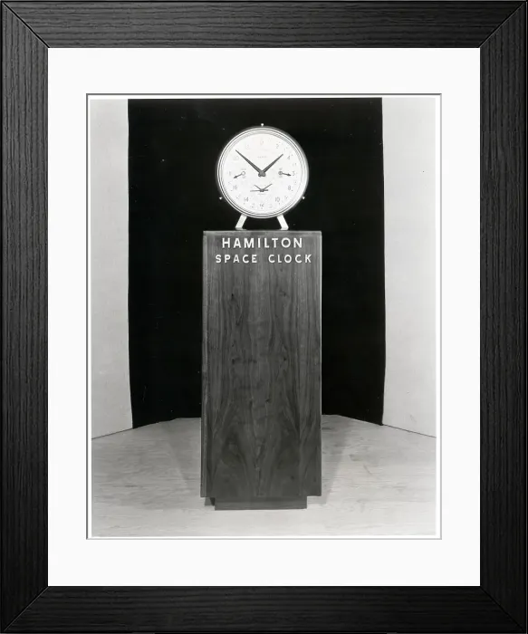Framed Print : Hamilton Space Clock for Telling Martian Time Framed Print : Hamilton Space Clock for Telling Martian Time