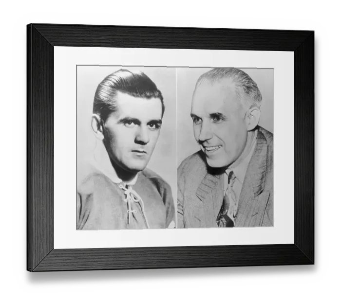 Framed Print : Maurice Richard and Clarence Campbell Framed Print : Maurice Richard and Clarence Campbell