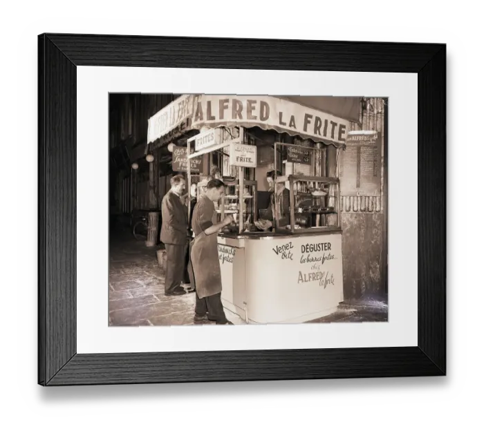 Framed Print : Alfred La Frite Framed Print : Alfred La Frite