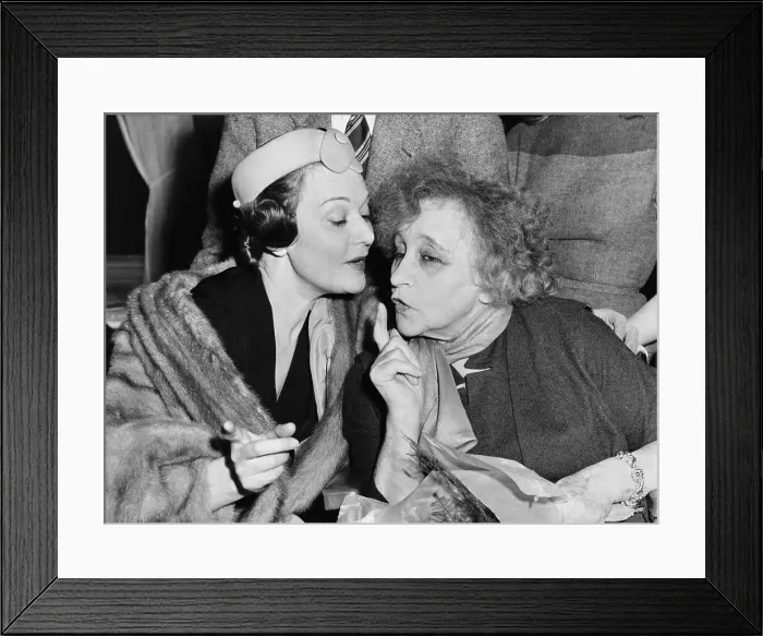Framed Print : Colette Bestows Congratulatory Kiss Framed Print : Colette Bestows Congratulatory Kiss