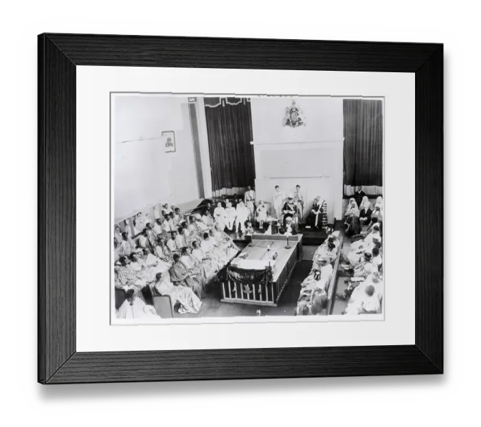 Framed Print : Overhead View of Gold Coast Assembly Framed Print : Overhead View of Gold Coast Assembly
