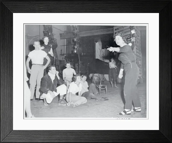 Framed Print : Vida Hope Conducting a Rehearsal Framed Print : Vida Hope Conducting a Rehearsal