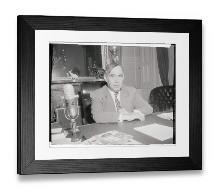 Framed Print : Portrait of Joseph Martin Framed Print : Portrait of Joseph Martin