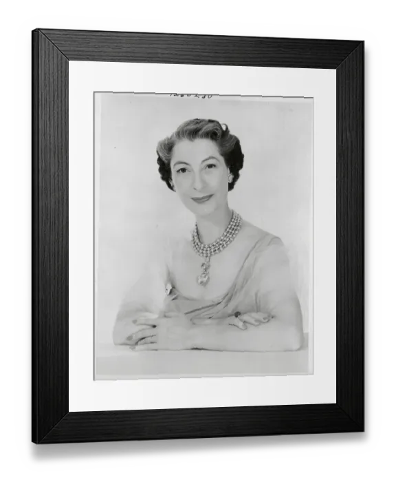 Framed Print : Portrait of Ilka Chase Framed Print : Portrait of Ilka Chase