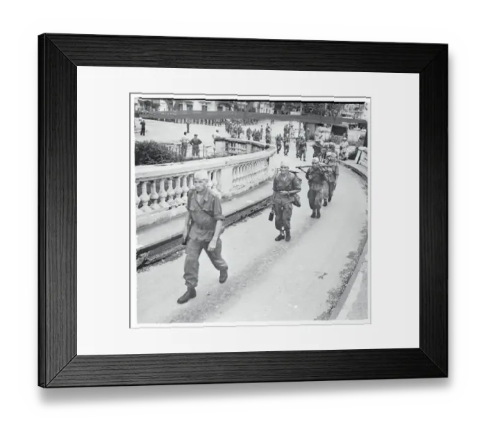 Framed Print : French Troops Withdraw from Hanoi Framed Print : French Troops Withdraw from Hanoi