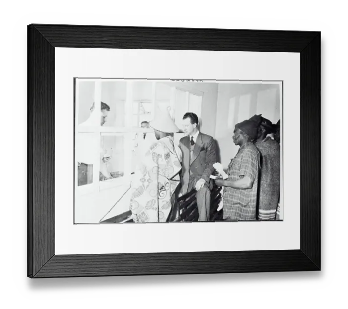 Framed Print : Workers Collecting Their Pay Framed Print : Workers Collecting Their Pay
