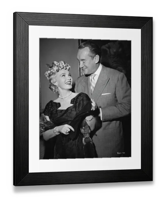 Framed Print : Zsa Zsa Gabor and George Sanders Framed Print : Zsa Zsa Gabor and George Sanders