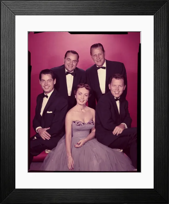 Framed Print : Portrait of the Modernaires Singing Group Framed Print : Portrait of the Modernaires Singing Group