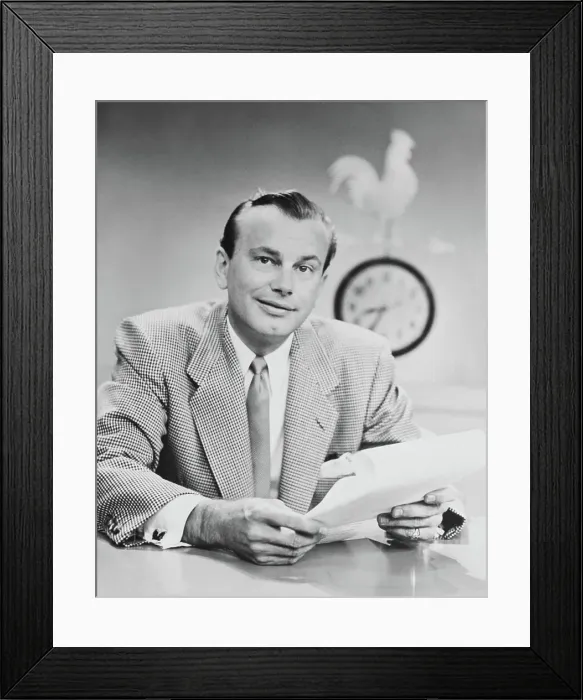 Framed Print : Jack Paar. The Morning Show Television Program Framed Print : Jack Paar. The Morning Show Television Program