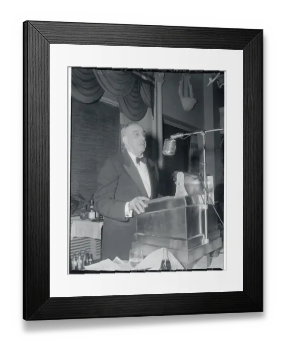 Framed Print : Robert Moses Speaking Framed Print : Robert Moses Speaking