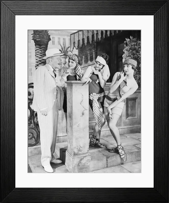 Framed Print : Women Wearing Bathing Suits Framed Print : Women Wearing Bathing Suits