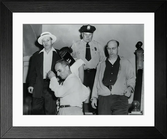 Framed Print : Police Escorting Joseph O'Keefe Framed Print : Police Escorting Joseph O'Keefe