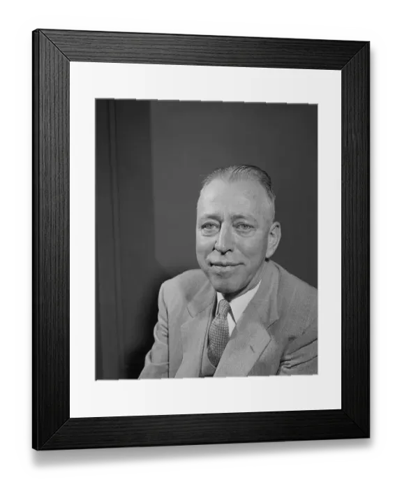 Framed Print : Portrait of Irving Ives Framed Print : Portrait of Irving Ives