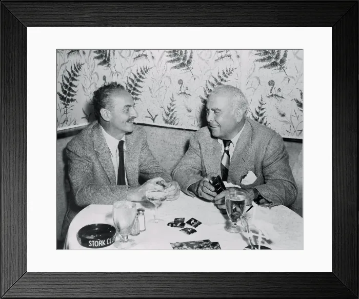 Framed Print : Spyros Skouras Speaking with Daryl Zanuck Framed Print : Spyros Skouras Speaking with Daryl Zanuck