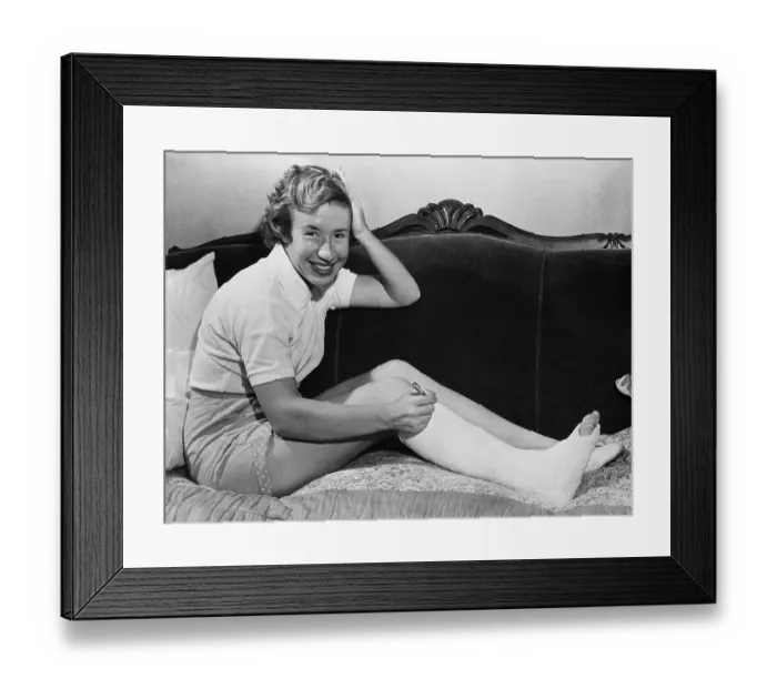 Framed Print : Portrait of Maureen Connolly