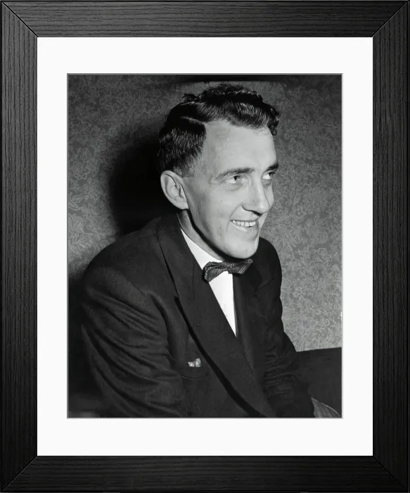 Framed Print : Portrait of Governor Elect of Maine Edmund S. Muskie Framed Print : Portrait of Governor Elect of Maine Edmund S. Muskie
