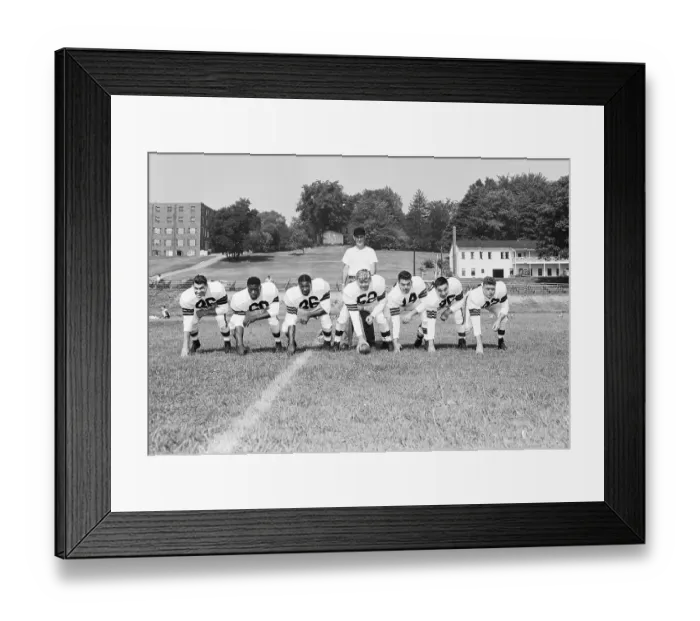 Framed Print : Cleveland Browns Football Team at Practice