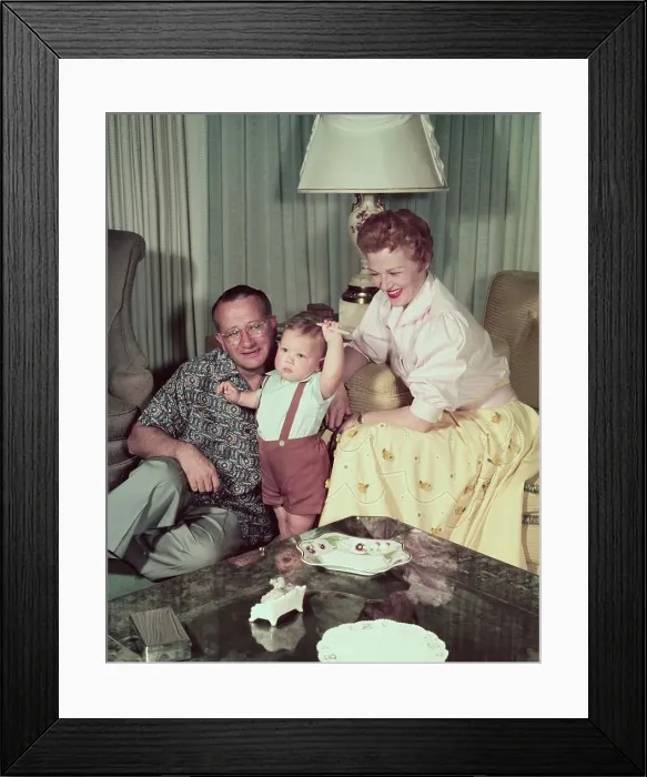 Framed Print : portrait of Jo Stafford and her Family Framed Print : portrait of Jo Stafford and her Family
