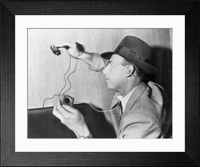 Framed Print : Eavsdropping Device Framed Print : Eavsdropping Device