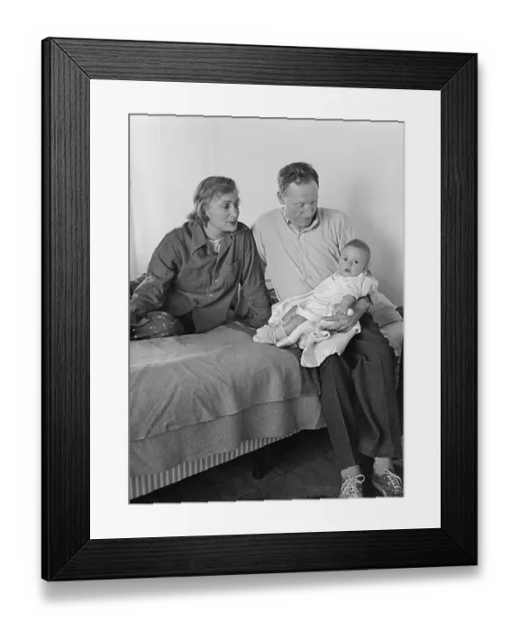 Framed Print : Portrait of Robert Penn Warren and his Family Framed Print : Portrait of Robert Penn Warren and his Family