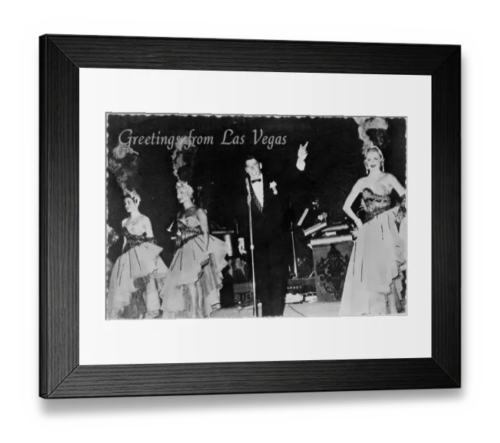 Framed Print : Ronald Reagan Performing in Las Vegas Framed Print : Ronald Reagan Performing in Las Vegas