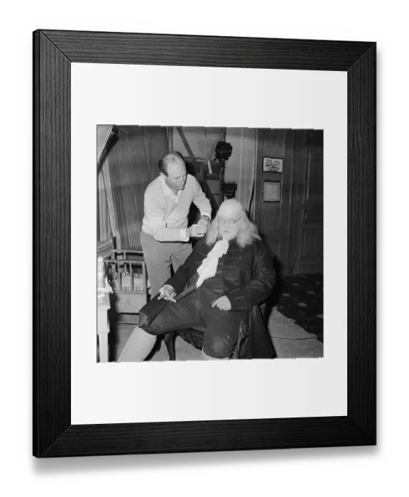 Framed Print : Orson Welles in Costume