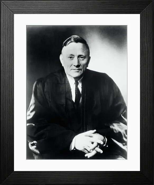 Framed Print : Supreme Court Justice William O. Douglas Posing With Clasped Hands Framed Print : Supreme Court Justice William O. Douglas Posing With Clasped Hands