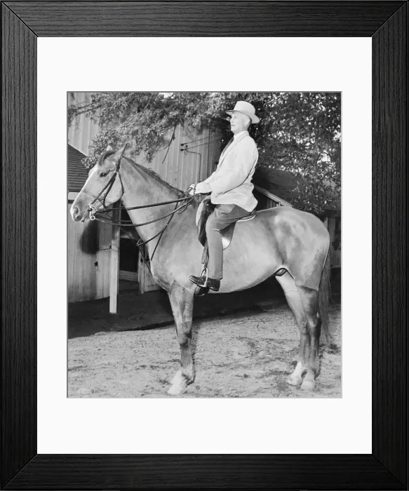 Framed Print : Strom Thurmond Horseback Riding Framed Print : Strom Thurmond Horseback Riding