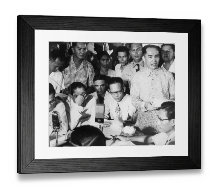 Framed Print : Taruc Giving Speech Framed Print : Taruc Giving Speech