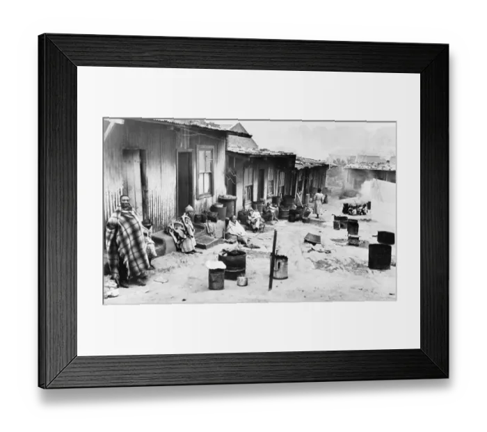 Framed Print : View of Sophiatown, South Africa Framed Print : View of Sophiatown, South Africa