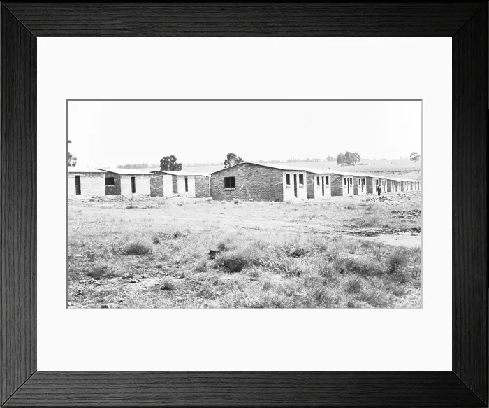 Framed Print : New South African Housing Development Framed Print : New South African Housing Development