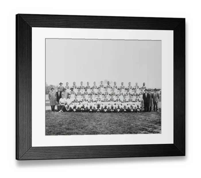 Framed Print : Cleveland Browns Team Photo Framed Print : Cleveland Browns Team Photo