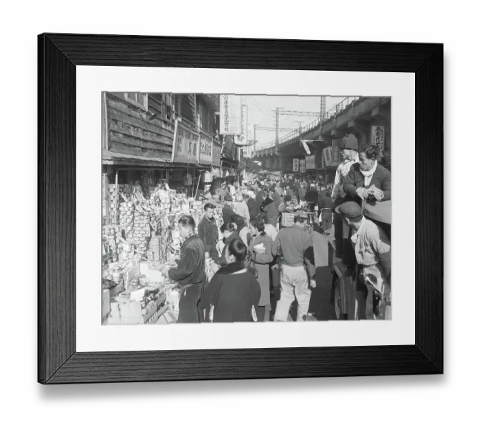 Framed Print : Food Market in Tokyo Framed Print : Food Market in Tokyo