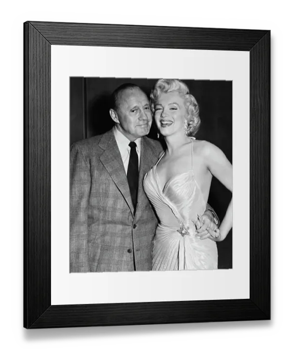 Framed Print : Jack Benny and Marilyn Monroe Framed Print : Jack Benny and Marilyn Monroe