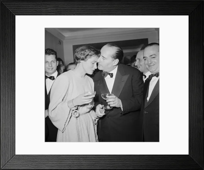 Framed Print : Roberto Rossellini and Ingrid Bergman Framed Print : Roberto Rossellini and Ingrid Bergman