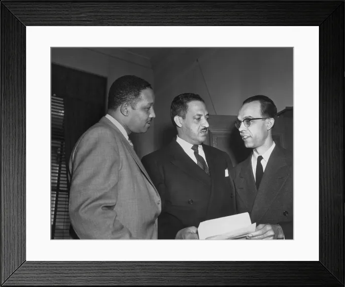 Framed Print : Thurgood Marshal and Leading Civil Rights Lawyers Framed Print : Thurgood Marshal and Leading Civil Rights Lawyers