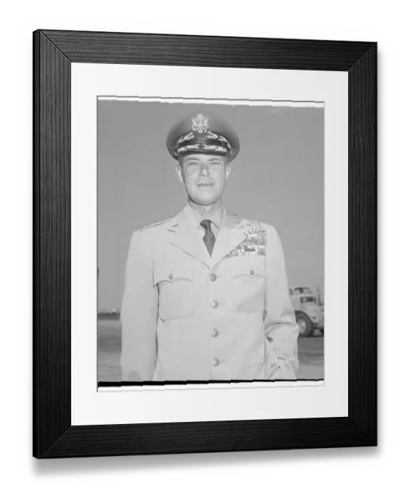 Framed Print : Portrait of General Hoyt S. Vandenberg on Air Base Framed Print : Portrait of General Hoyt S. Vandenberg on Air Base