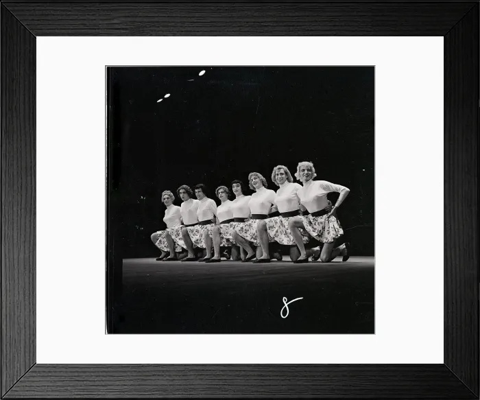 Framed Print : Men Dressed As Women On Stage Framed Print : Men Dressed As Women On Stage