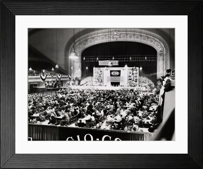 Framed Print : View Of CIO Convention Framed Print : View Of CIO Convention