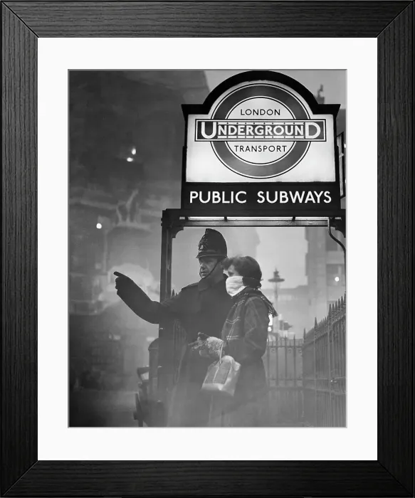 Framed Print : Policeman Directs Masked Woman Framed Print : Policeman Directs Masked Woman