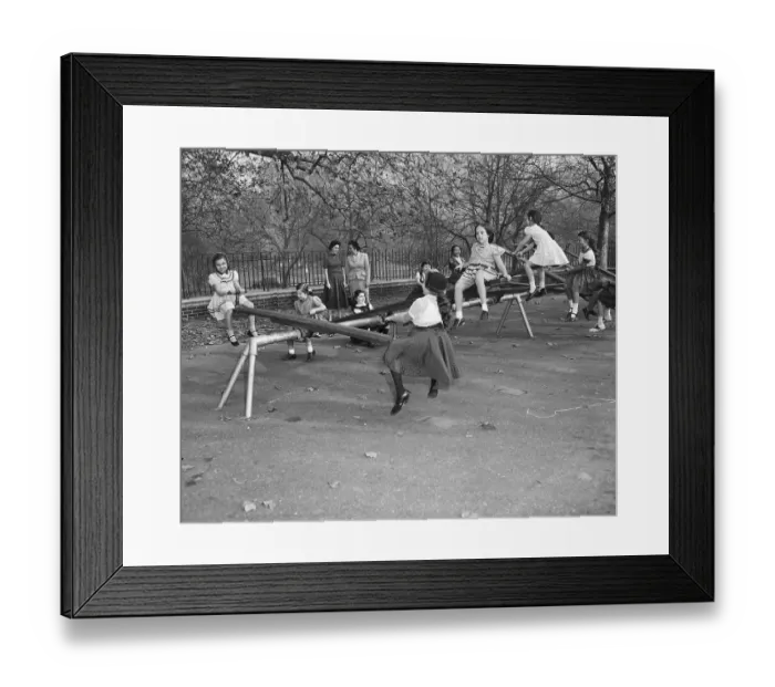 Framed Print : Playground scene in Central Park, New York City, New York State, USA Framed Print : Playground scene in Central Park, New York City, New York State, USA
