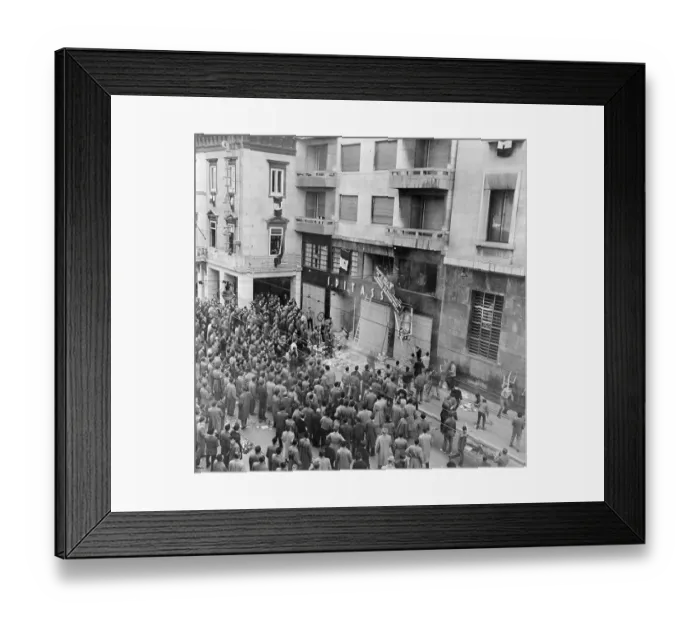 Framed Print : Unrest in Street Framed Print : Unrest in Street