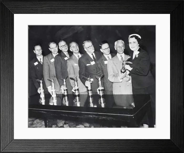 Framed Print : Recipients Holding Lasker Awards Framed Print : Recipients Holding Lasker Awards