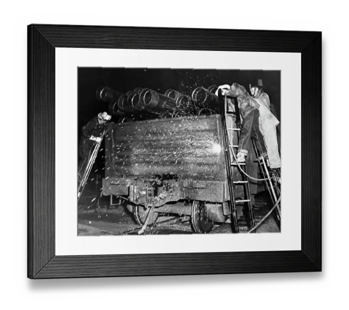 Framed Print : Mexicans Caught On Freight Train Framed Print : Mexicans Caught On Freight Train
