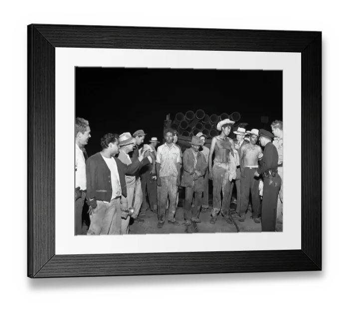 Framed Print : Mexicans Caught On Freight Train Framed Print : Mexicans Caught On Freight Train